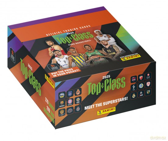 Panini Euroleague Top Class: Display of 24 Packs (8 cards per pack)