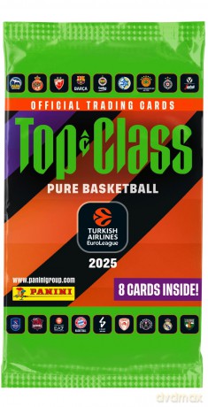 Panini Euroleague Top Class: Display of 24 Packs (8 cards per pack)
