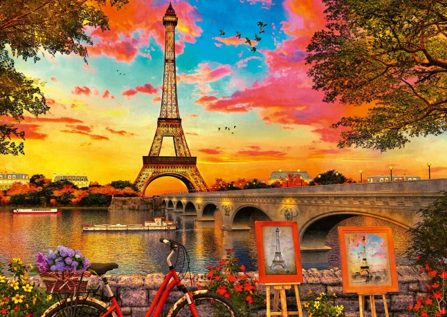 RAVENSBURGER Puzzle: Paris - The Banks of the Seine (1000 pcs) (12000461) [PUZZLE]