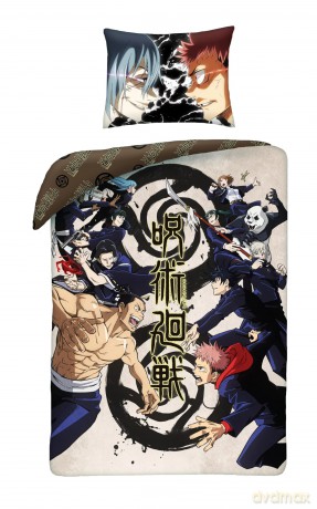 Jujutsu Kaisen Pościel, 140x200cm + 70x90cm 100% poliester mikrofibra