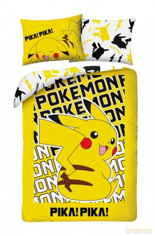 Pokemon Pościel, rozmiar 140x200cm+70x90cm