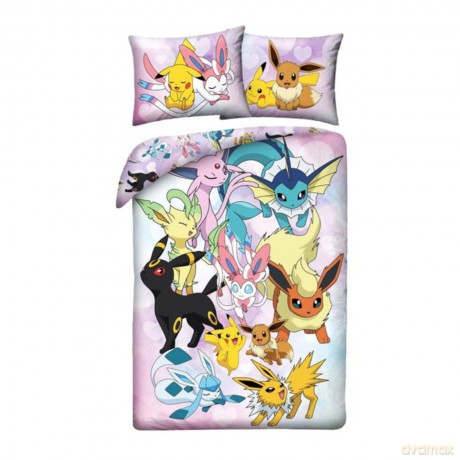 Pokemon Pościel, rozmiar 140x200cm+70x90cm 100% polyester microfiber
