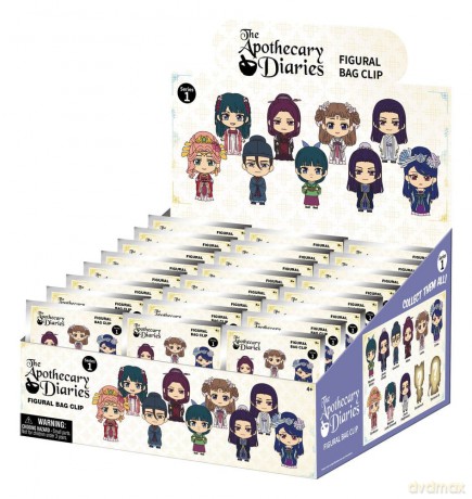 Apothecary Diaries 3D PVC Bag Clips Series 1