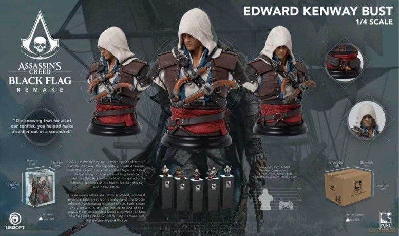 Assassin's Creed Bust 1/4 Edward