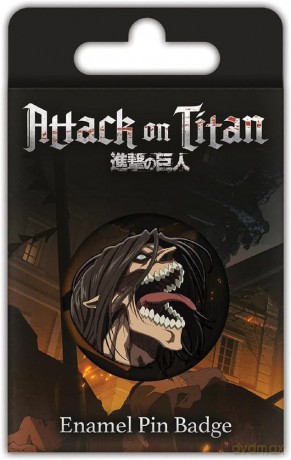 Attack on Titan Enamel Pin Badge S3 (Eren Titan Rage)