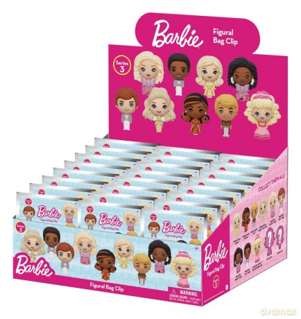 Barbie 3D PVC Bag Clips Series 3