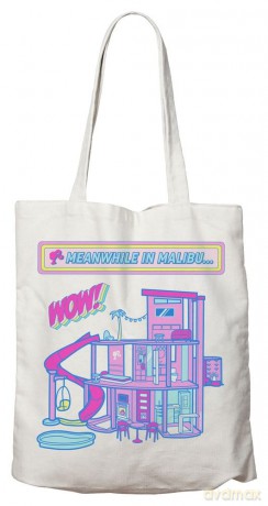 Barbie Tote Bag Malibu DreamHouse