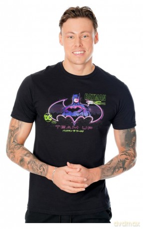 Batman T-Shirt Anime Matrix Grid Size L