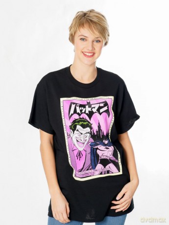 Batman T-Shirt Joker Anime Poster Size M