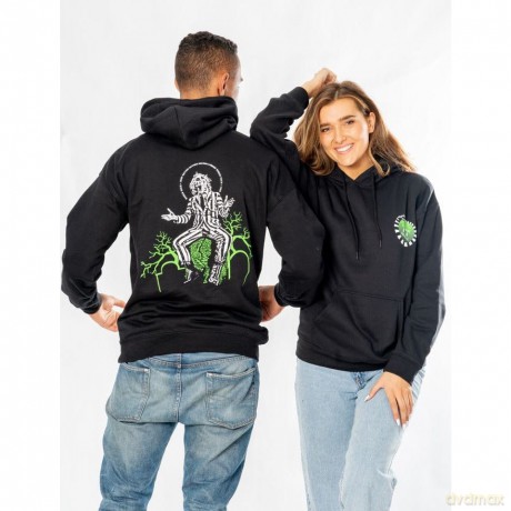 Beetlejuice Hooded Sweater Front Back World Tour Size S