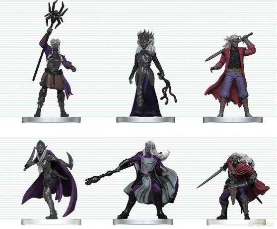 D&D Icons of the Realms Mini Figures Drow Warband 20 cm