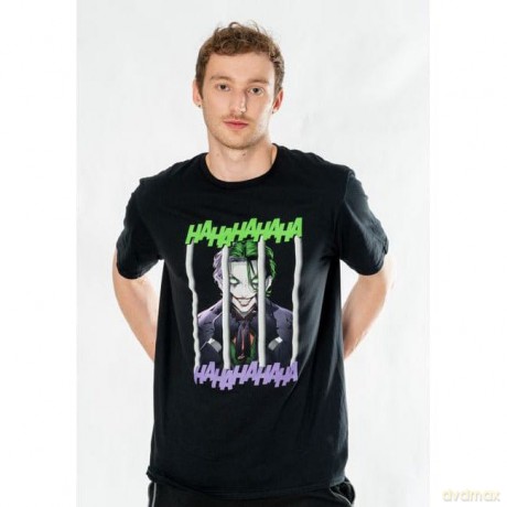 DC Comics T-Shirt The Joker Anime Smile Size L