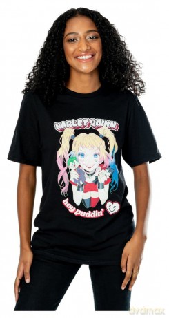 DC T-Shirt Harley Quinn Anime Puddin' Size XXL