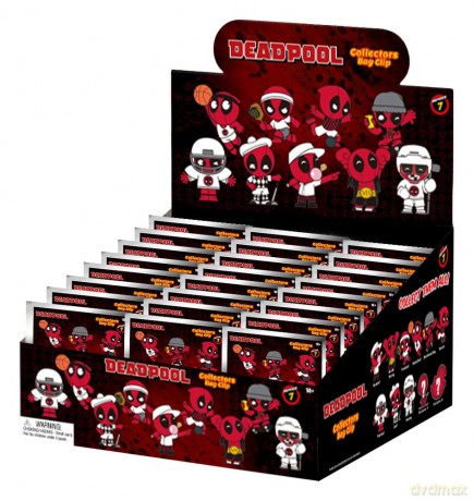 Deadpool 3D PVC Bag Clips Series 7