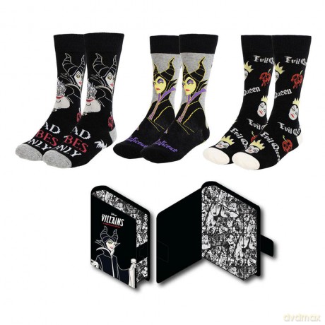 Disney Villains Socks 3-Pack 36-43