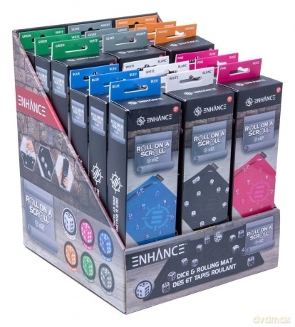 Enhance Tabletop Accessories Roll on a Scroll Multicolor Display (18)