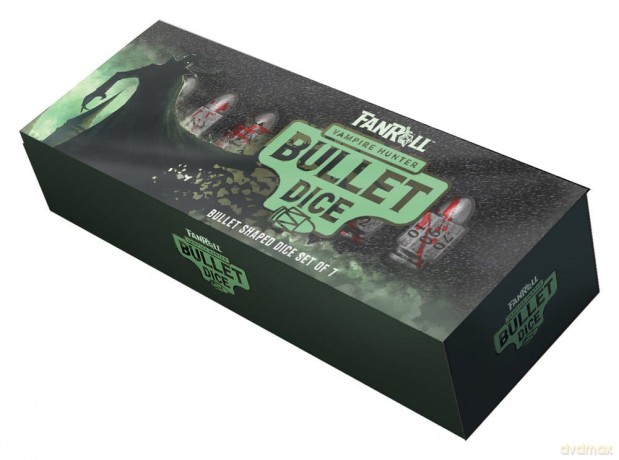 FanRoll Resin Bullet Poly Dice Set Vampire Hunter (7)