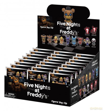 Five Nights at Freddy's 3D PVC Bag Clips Series 1
