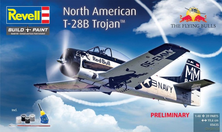 Flying Bulls Revell Gift Set T-28B Trojan