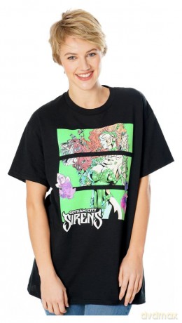 Gotham City Sirens T-Shirt Poison Ivy Sirens Cash Black Size L