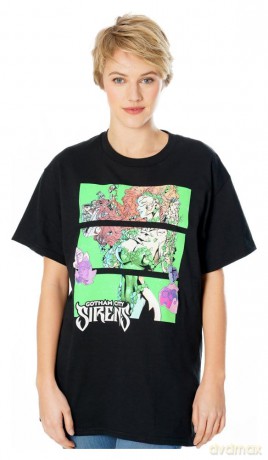Gotham City Sirens T-Shirt Poison Ivy Sirens Cash Black Size M