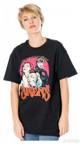 Gotham City Sirens T-Shirt Vintage Poster Size S