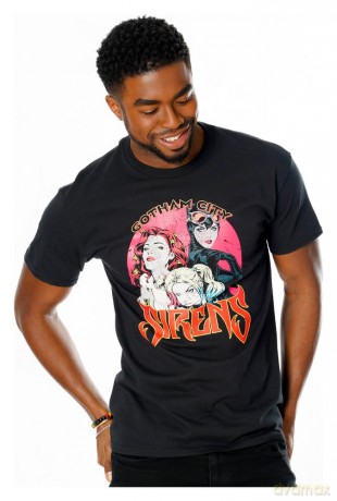 Gotham City Sirens T-Shirt Vintage Poster Size XL