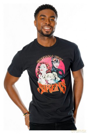 Gotham City Sirens T-Shirt Vintage Poster Size XXL