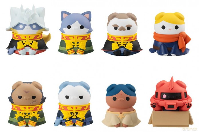 Gundam Mega Cat Project Mini Figures Nyandam We are the Principality of Zeon! Blind Box (Repeat)
