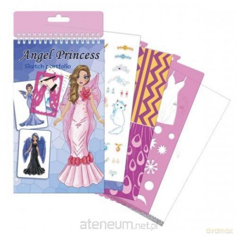 Zestaw kreatywny szkicownik Angel Princess