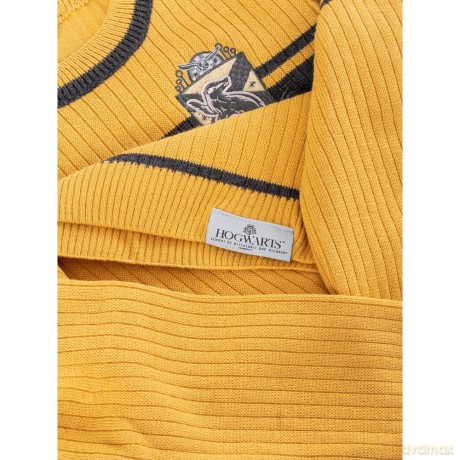 Harry Potter Kids Sweater Hufflepuff Varsity Size 7-8