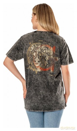 Harry Potter T-Shirt Acid Wash Gryffindor Size M