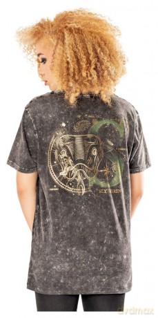 Harry Potter T-Shirt Slytherin Acid Wash Size M
