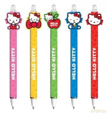 Hello Kitty Erasable Gel Pen Poses