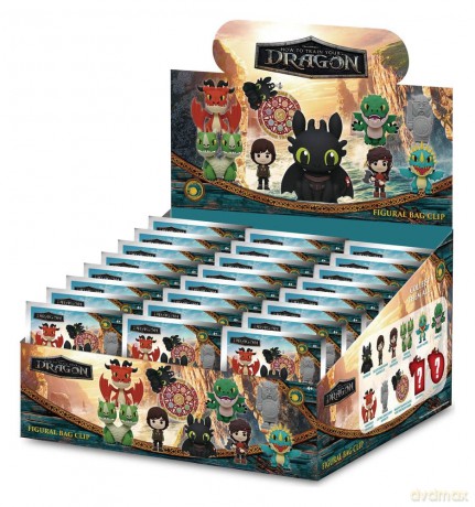 How to Train Your Dragon 3D PVC Bag Clips Series 2