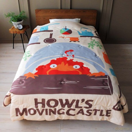 Howlâs Moving Castle Natsu Comforter Cook with Calcifer