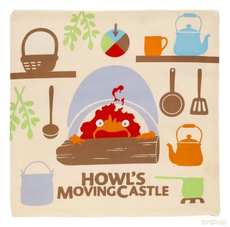 Howlâs Moving Castle Natsu Cushion Cover Cook with Calcifer