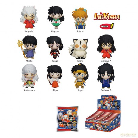 Inuyasha PVC Bag Clips Series 1