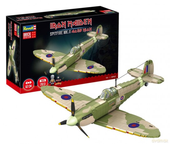 Iron Maiden Brick System Construction Kit Set Spitfire MK.II Aces High 58 cm