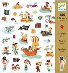 Zestaw naklejek 160 cz. - Piraci