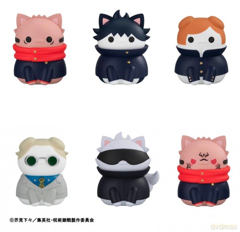 Jujutsu Kaisen Mega Cat Project Mini Figures Jujutsu Cats Shibuya Incident Ver. 3 cm Blind Box (Repeat)