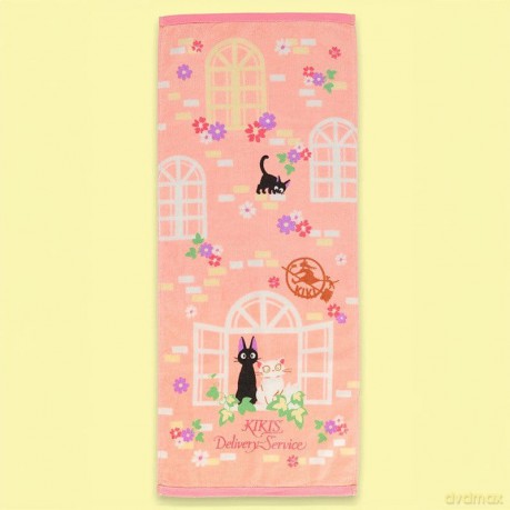 Kiki's Delivery Service Natsu Towel Sweet Pink Jiji 34 x 80 cm