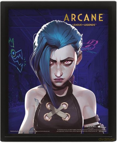 League of Legends Arcane 3D Lenticular Poster Jinx-VI