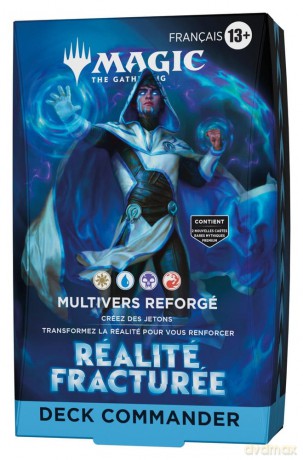 Magic the Gathering Realite fracturee Commander Deck Multiverse Reforged french