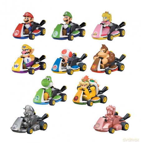 Mario Kart Pull Back Cars Mystery Pack