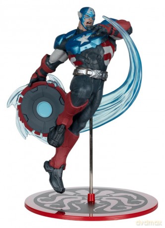 Marvel Rivals Collection 1/10 Action Figure Captain America 20 cm