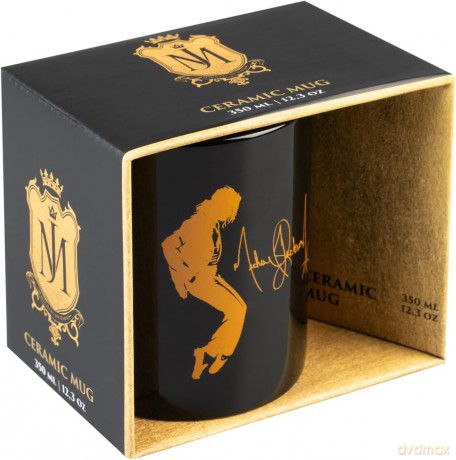 Michael Jackson Kubek King of Pop Black 350 ml