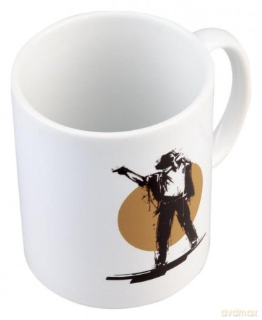 Michael Jackson Kubek King of Pop White 350 ml