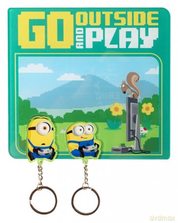 Minions Key Holder with Keyring
