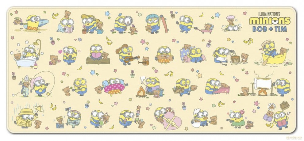 Minions Mousepad XL Bob and Tim 80 x 35 cm